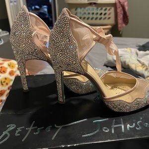 Betsey Johnson Iris Shoes- Champagne